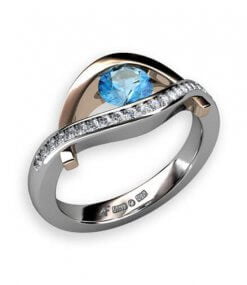 akvamarin och diamanter