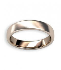 borstad förlovningsring