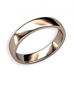 förlovningsring diskret svagt välvd