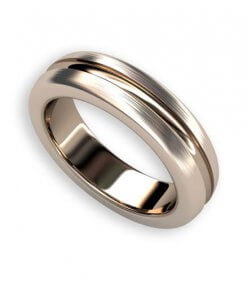 sidenmatt förlovningsring handgjord