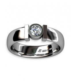 briljantring 0.21 ct tw, vs