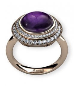 rött guld 18 k milligriff och diamanter