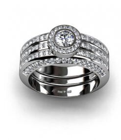 Update - alliansringar med briljantslipade diamanter