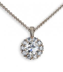 carmosering hängsmycke med diamanter