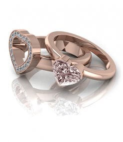 kombination vigselring förlovningsring