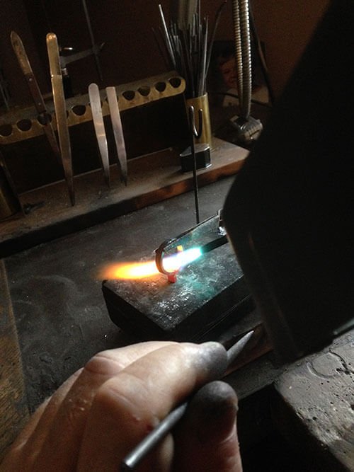 lödning av guldring