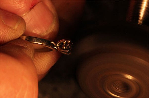 polering av enstensring