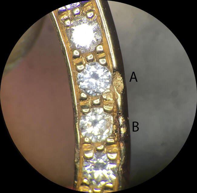 rolex med diamanter hackmärken