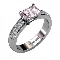 morganitring med diamanter