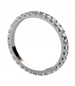 helalliansring med diamanter