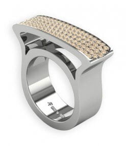 gula diamanter i platinaring