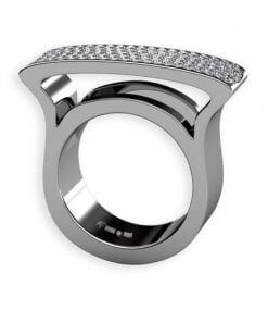 vitguldsring bred med diamanter