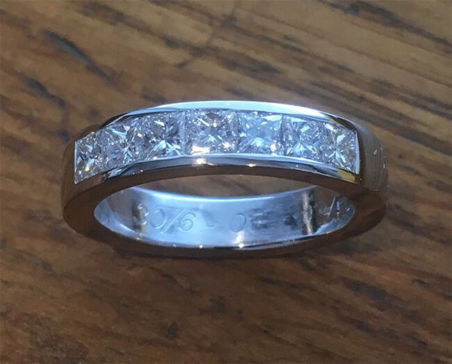 renoverad vigselring / alliansring