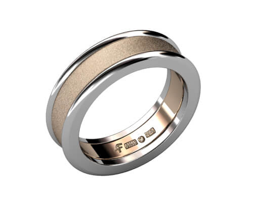 herring vitguld och rött guld