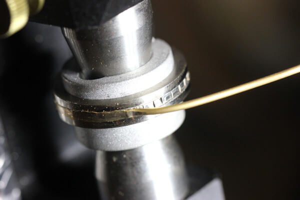 tvåfärgad guldring