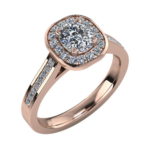 vigselringar i guld med diamanter