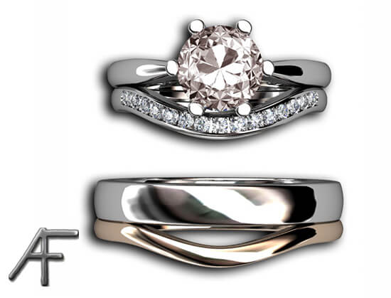 unika vigselringar 18 k guld