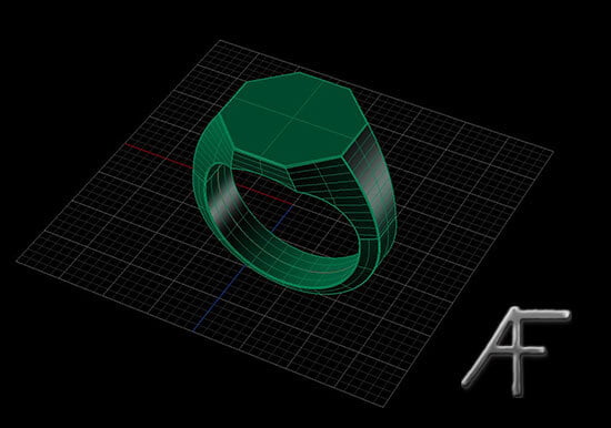 designa klackring guld