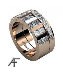 prinsess alliansring i 18 k guld