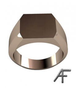 klackring i 18 k guld