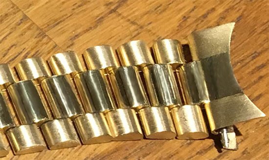 polera rolex armband guld