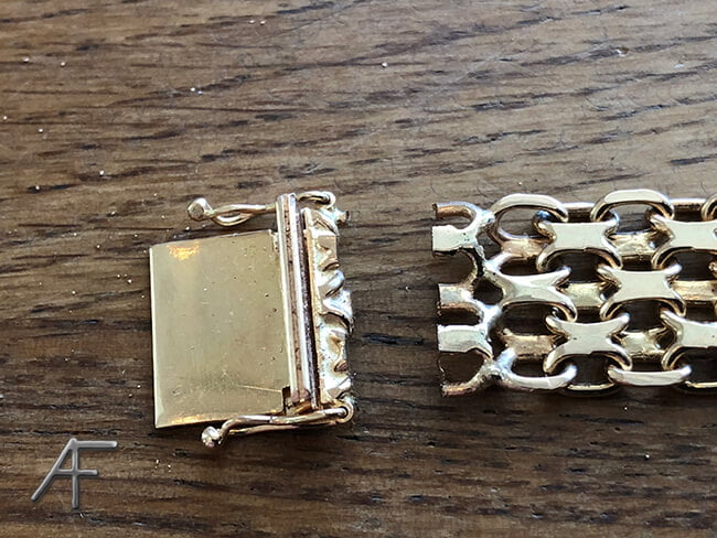 kortning guldarmband 2 cm