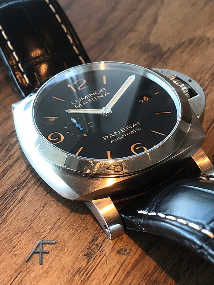 Paneria Luminor Marina översyn klockboett