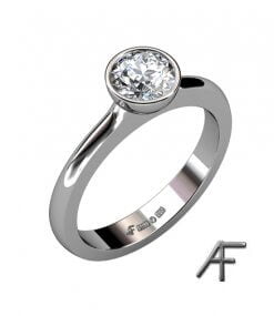 enstensring 0.70 ct 18 k